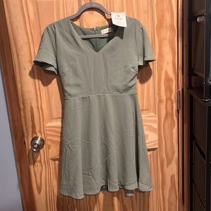 NWT sage green dress